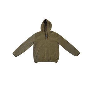 Nordic by J.Crew Primaloft Quilted Hoodie Womens S Olive Green Gorpcore Outdoor